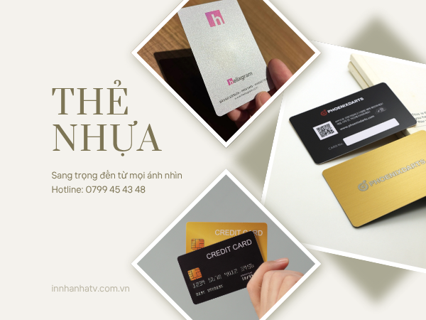 In Thẻ Nhựa Theo Yêu Cầu Bền Đẹp Sắc Nét Tại Đà Nẵng